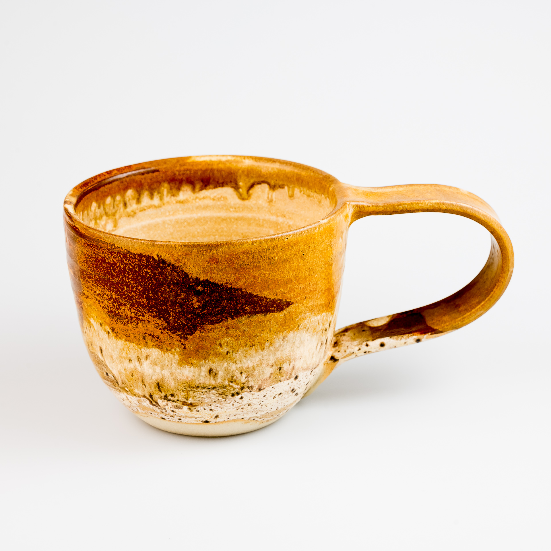 Kubek_z_uchem_Kouba_Ceramics_PTR1098 Kubek do kawy ręcznie robiony